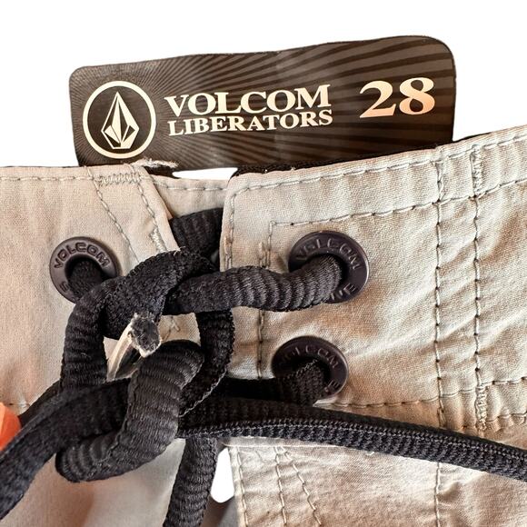 Volcom Men's Da Dubbs Liberator Swim Trunks Drawstring Board Shorts Size 28 - Picture 5 of 6